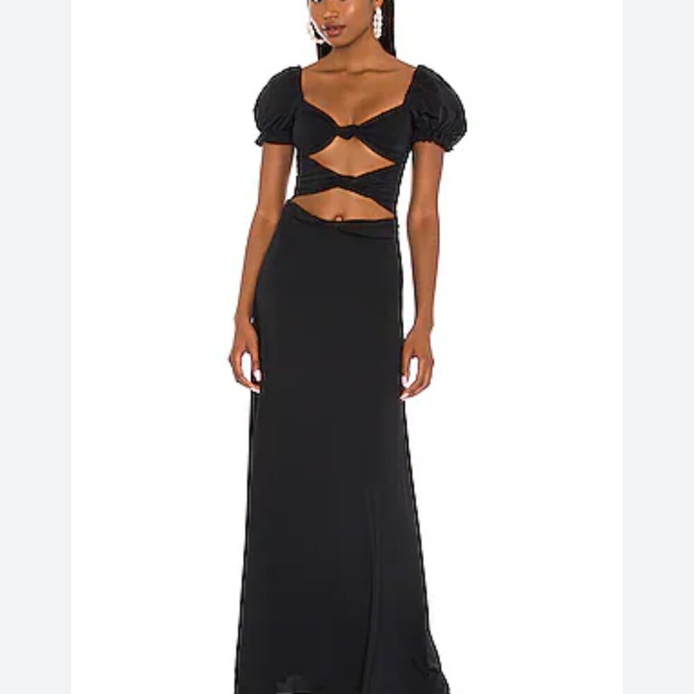 new AGUA BENDITA REVOLVE slinky stretchy bali dress s small